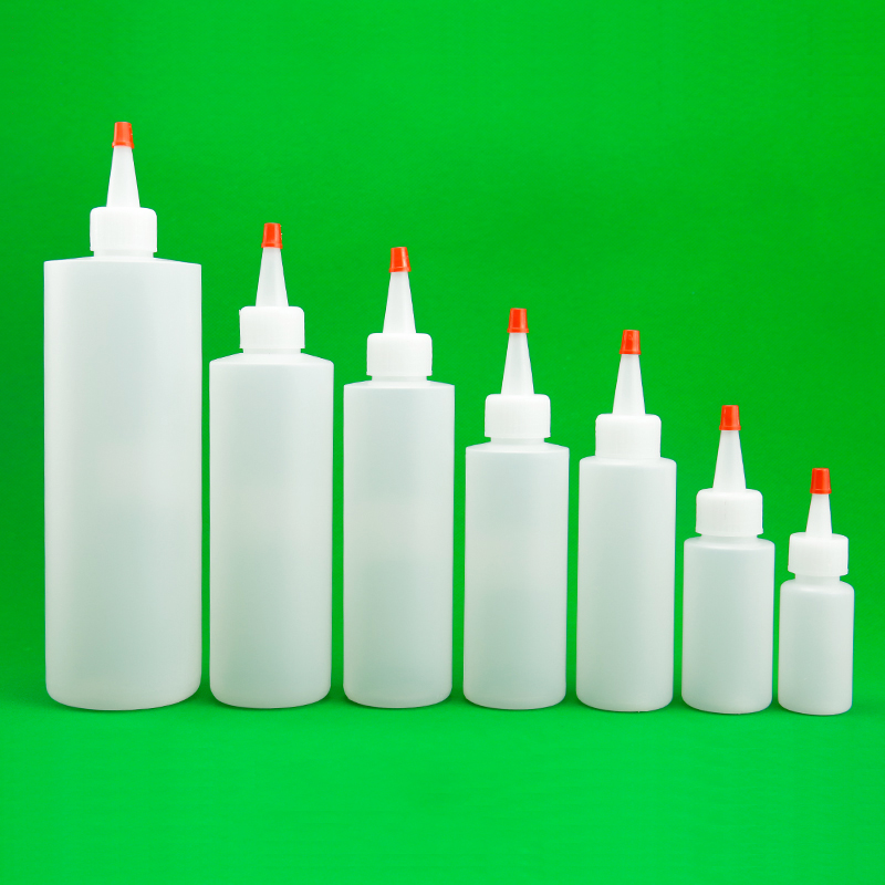 30ml 60ml 100ml 120ml 180ml 250ml 500ml PE plastic bottle oil bottle with flip cap