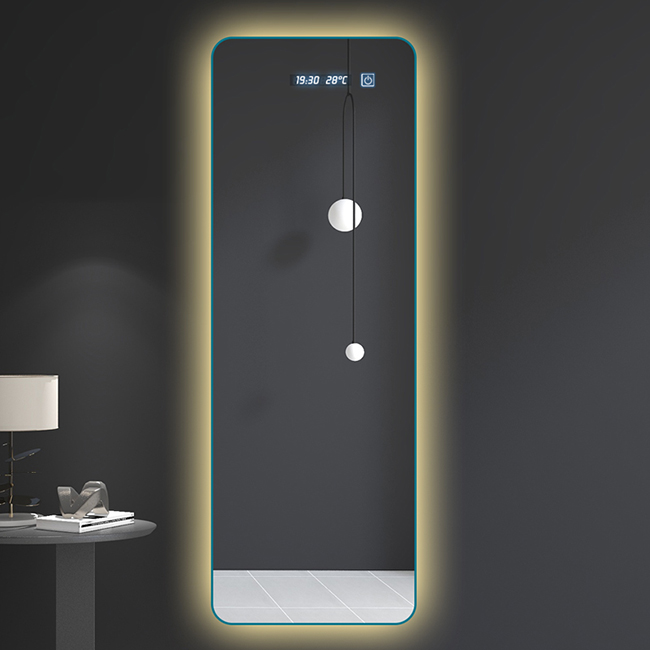 Custom size full length body dressing mirror mounted wall for sales