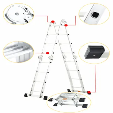Hot Sale High Quality 4x3 Multi Function Extend Aluminum Ladder
