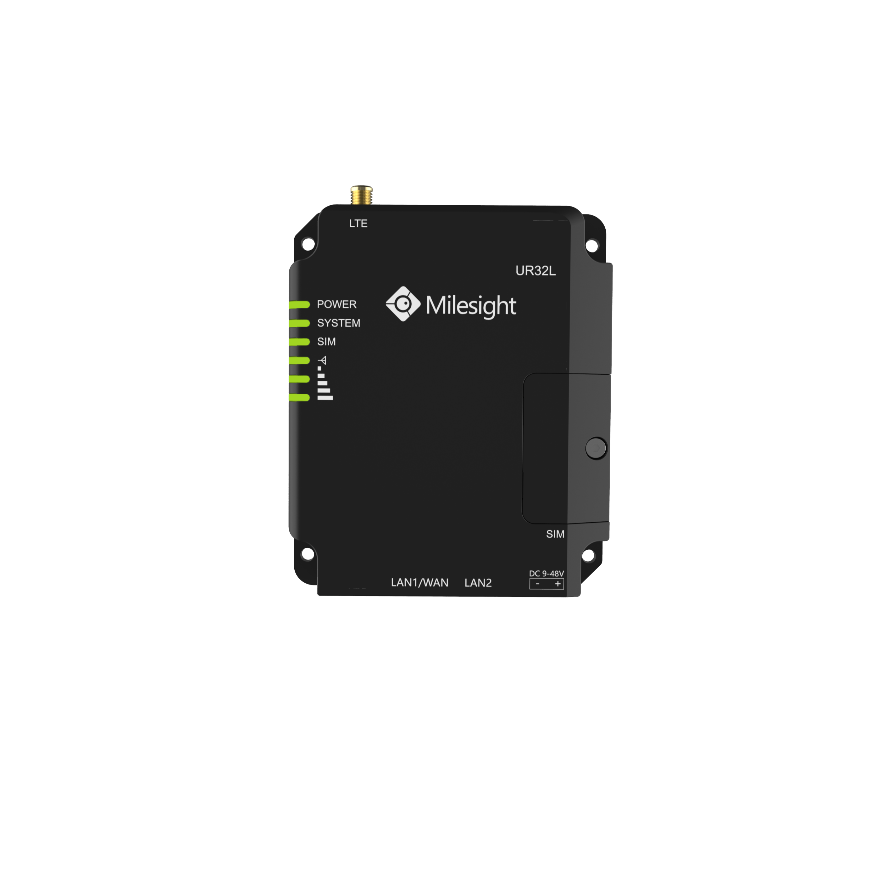Milesight IoT UR32 Lite Industrial Router 3G 4G LTE M2M WAN Port Router
