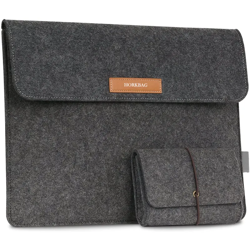 Light Portable Felt Sleeve Case Compatible Laptop Sleeve Bag MacBook Notebook Storage Organizer Book Phone Laptop Organizer Bag