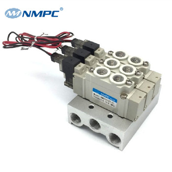 Nmpc высокое frequencysy 5 Путь 2 Позиция DC12V DC24V коллекторы Пневматический электромагнитный клапан