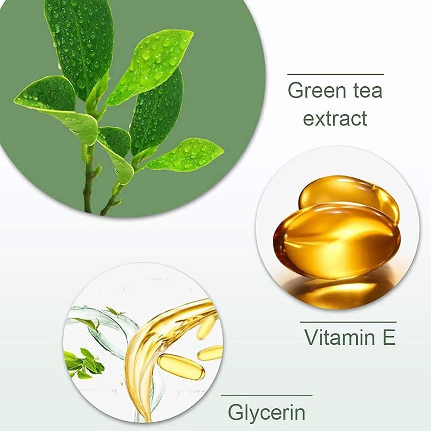 Green tea purifying clay Mask removes blackheads facial moisturizer oil control deep cleansing pores green mask stick