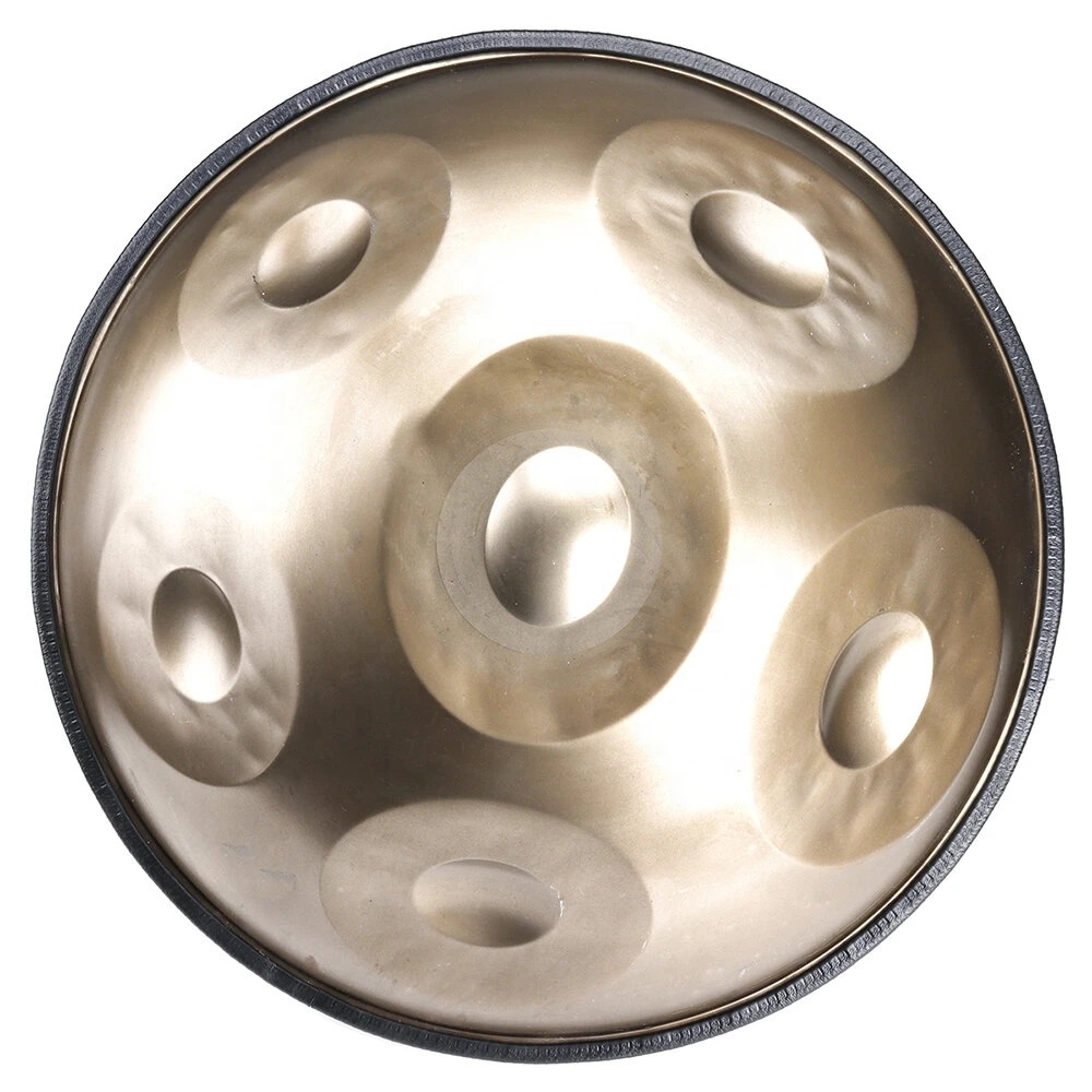 Ручной барабан Handpan 18 дюймов, стальной барабан с язычком, 6 заметок, перкуссионный ручной барабан с сумкой-тоутом