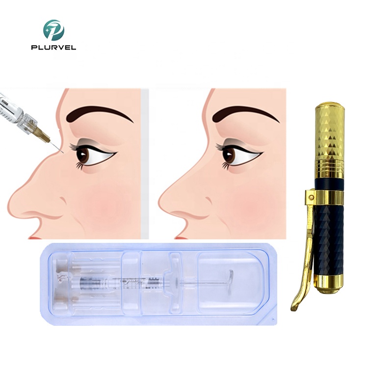 Plurvel hot sale cross-linked Hyaluronic acid dermal fillers for reyounger nose up, nose filler, hump nose reshape