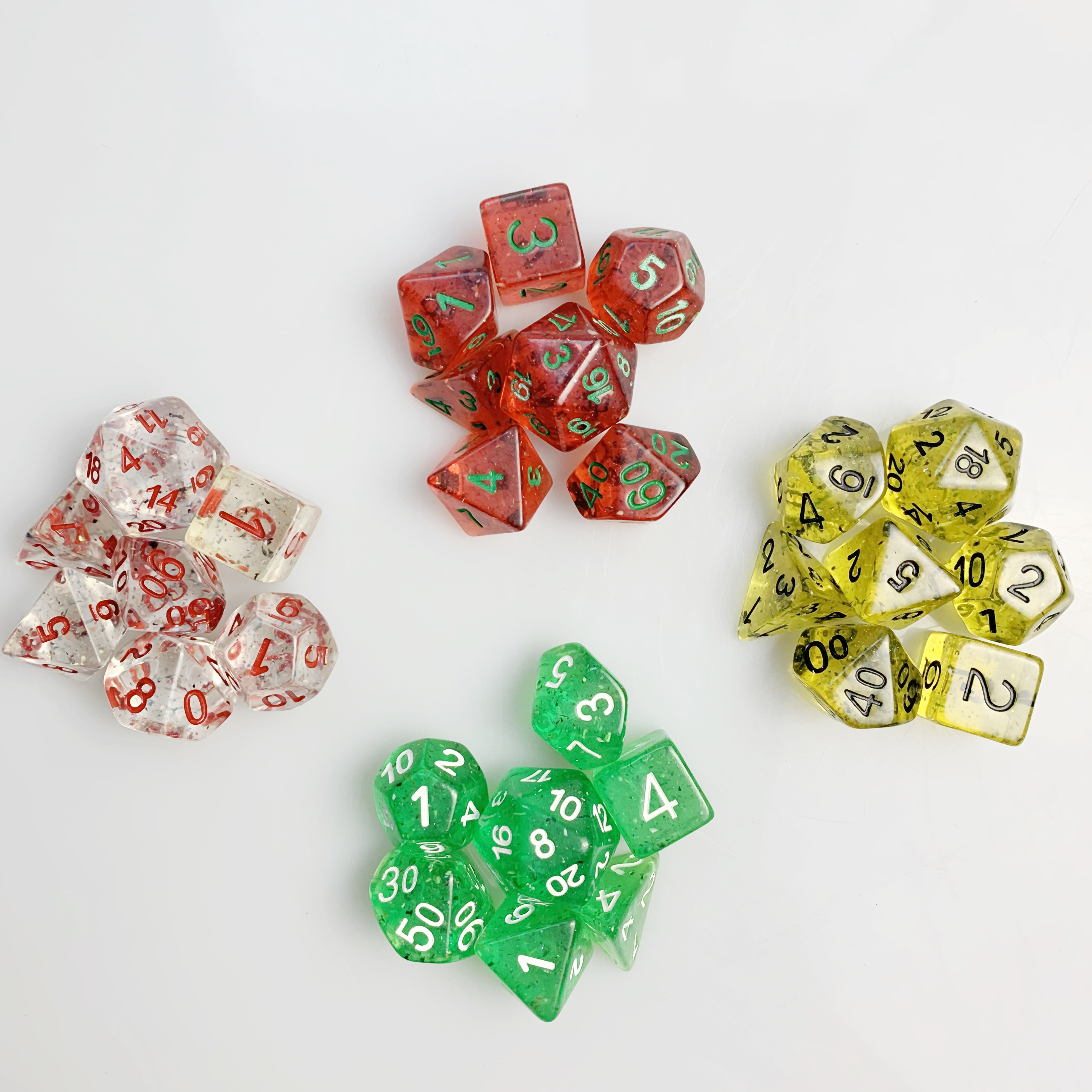 Ролевые игры DND кубики 7 шт. в комплекте смолы кости для игры в мяч