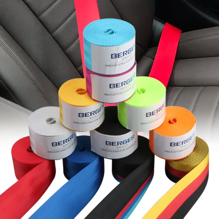 Auto 3.6 Meters Universal Strengthen Seat Belt Webbing Fabric Racing Car Modified Seat Safety Belts Harness Straps
