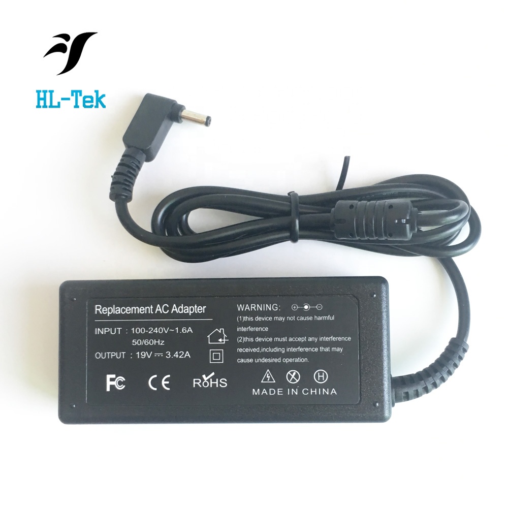 Замена 65W 19V 3.42A ноутбук зарядное устройство для Asus VivoBook Q405 Q505U F555 F554 Q525 Q324 адаптер переменного тока питания