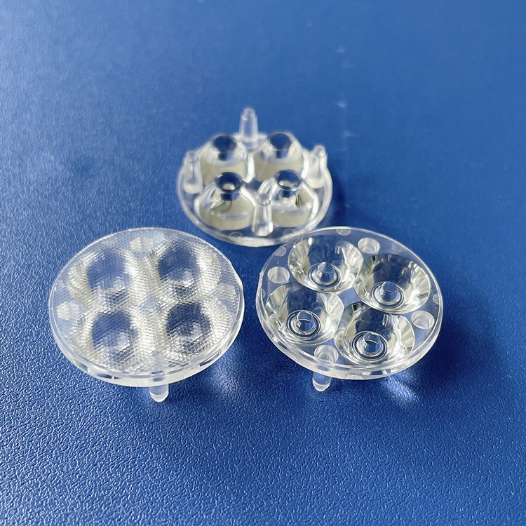 pmma led module lens multi led lens array for downlight 35mm 4 in 1