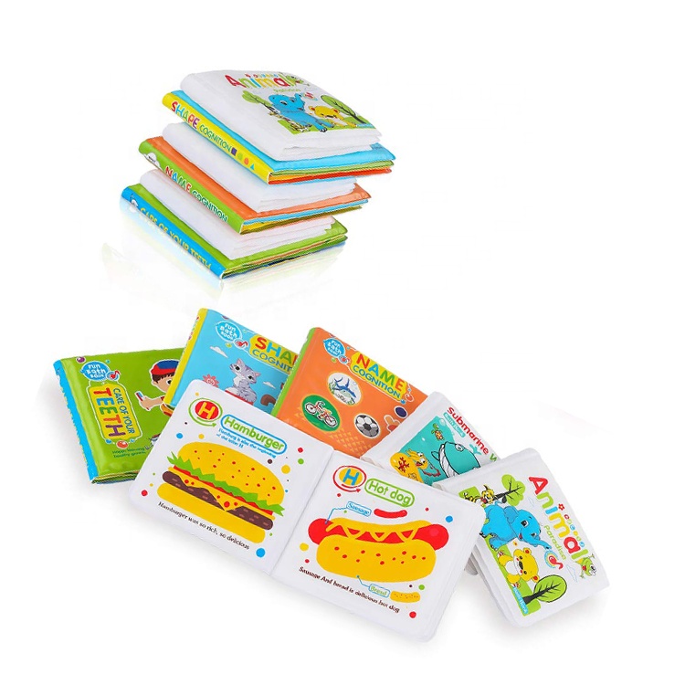 Водонепроницаемый игрушки для купания детские книги для ванной