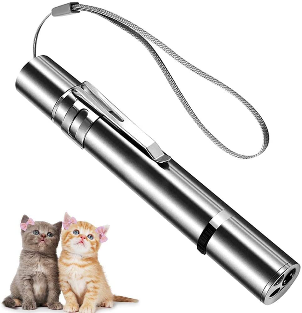 DF18 Indoor Outdoor Tease Cat Training Chaser Interactive Toys for Indoor Cats Kitten Pets Light Toys USB Pen