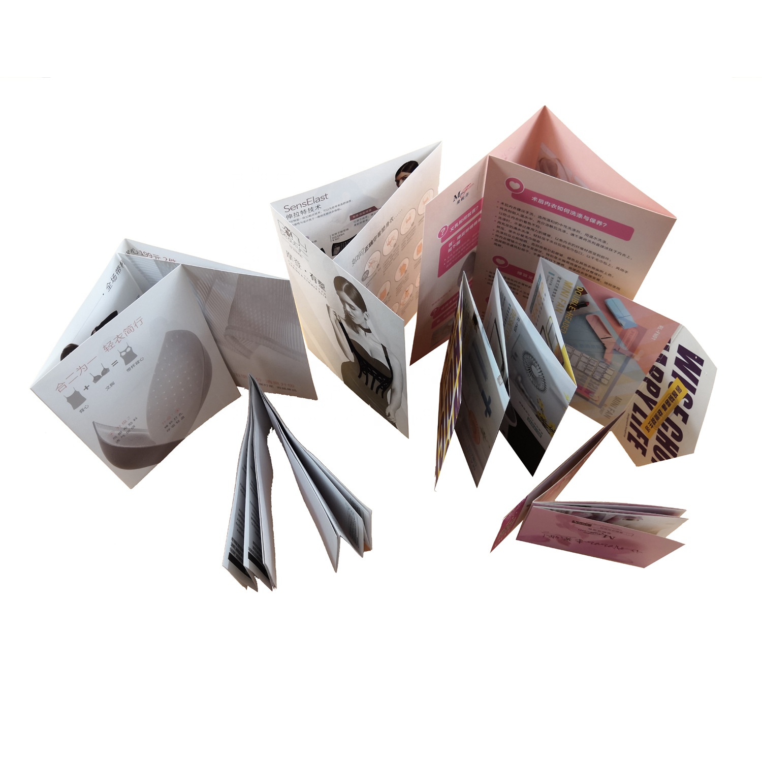 OEM high quality customize paper flyer printing service with free design