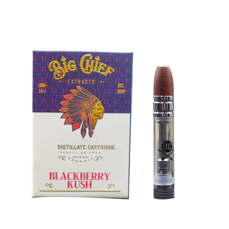 Best CBD Cartridge China Wooden Tip Big Chief Carts Disposable Vape Pen Atomizer