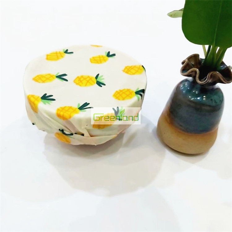 Eco Bee Wax Wrap Food Bowl Cover Food Fresh Preservation Storage Beeswax Food