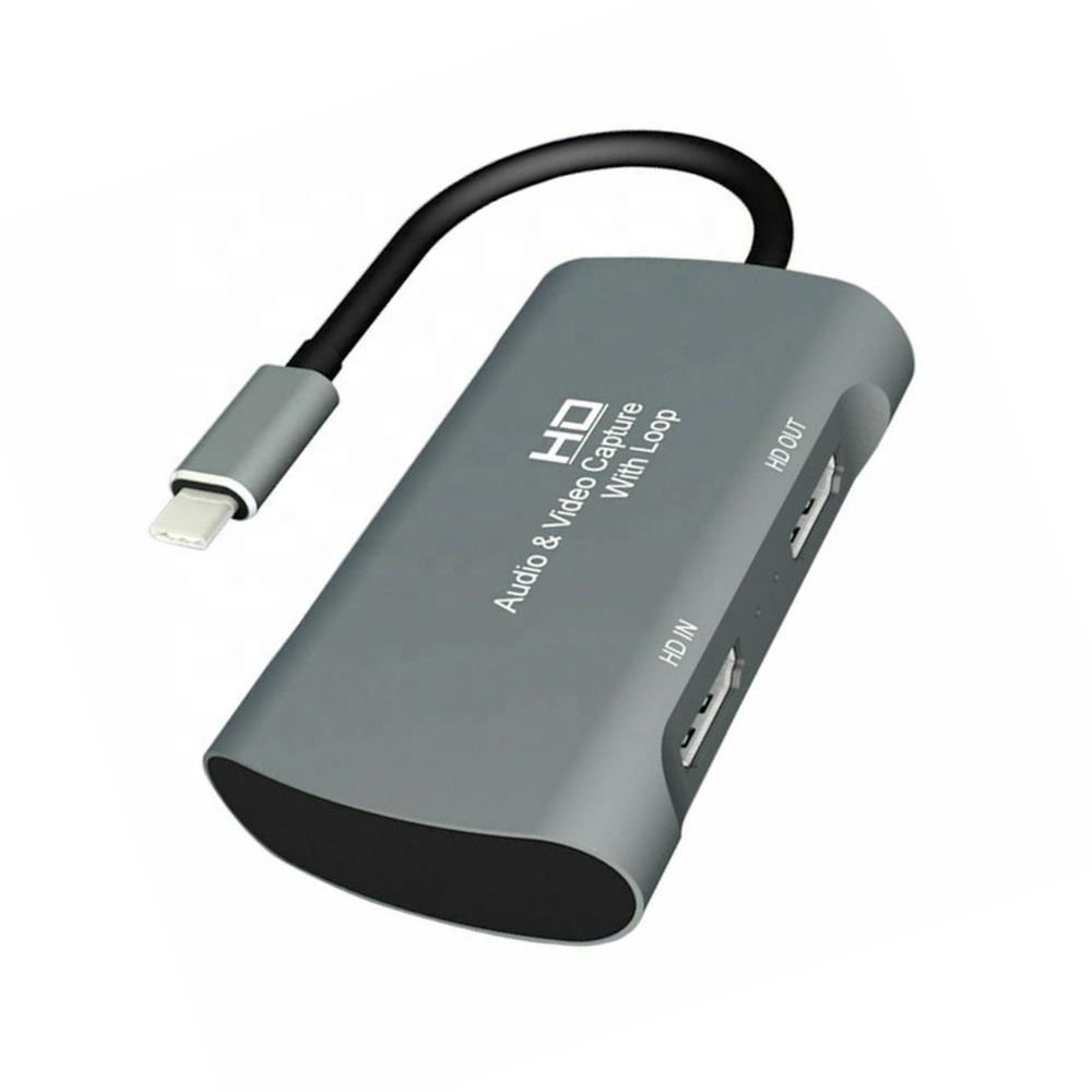Doonjiey 1080P HDMI Тип C видео захвата карточная игра записывающее устройство для потокового видео трансляции