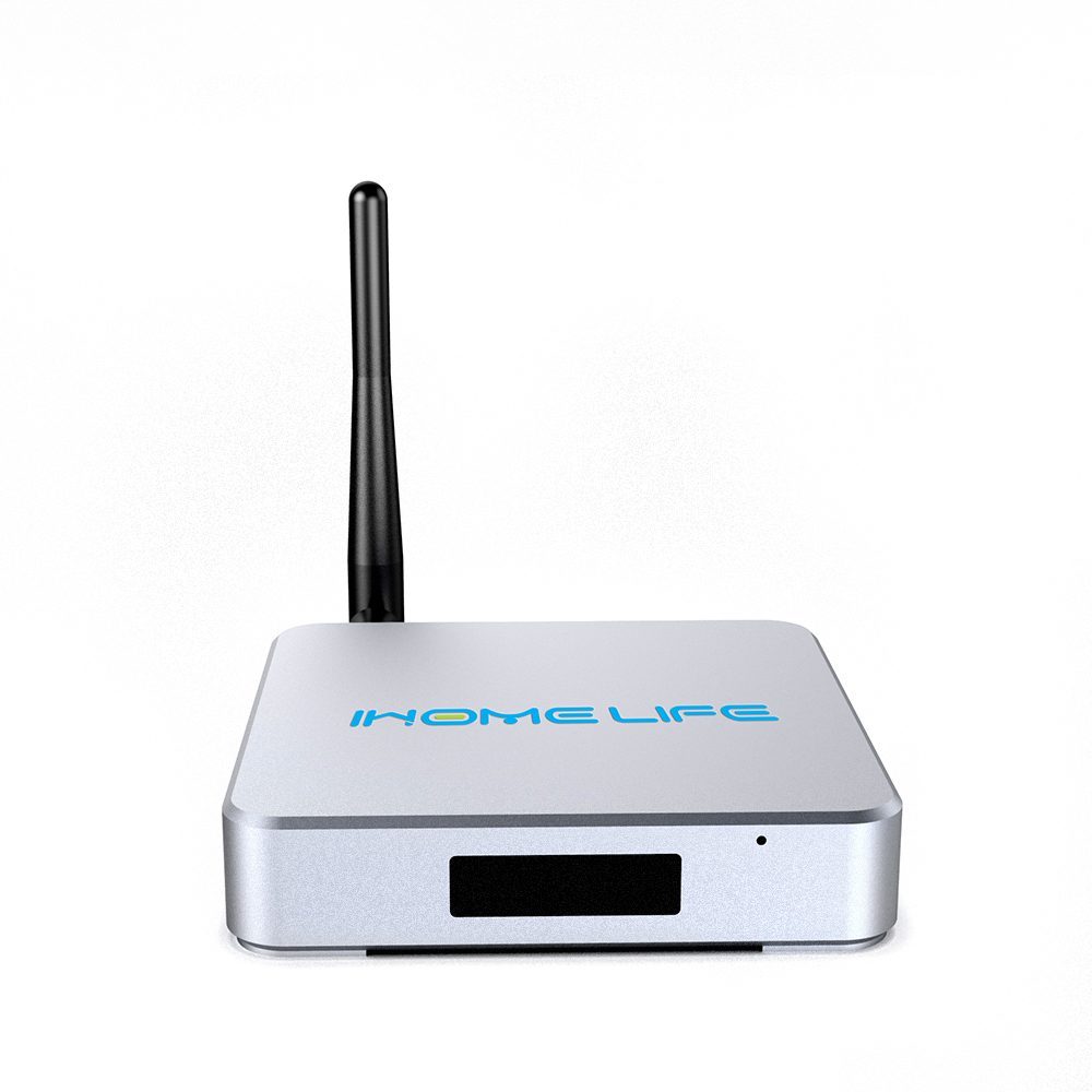 Ihomelife 4K Самый дешевый ANDROID TV BOX 4GB64GB глинозема 4K с медиаплеером ANDROID VMAX коробка HLQ-PRO ANTANNA