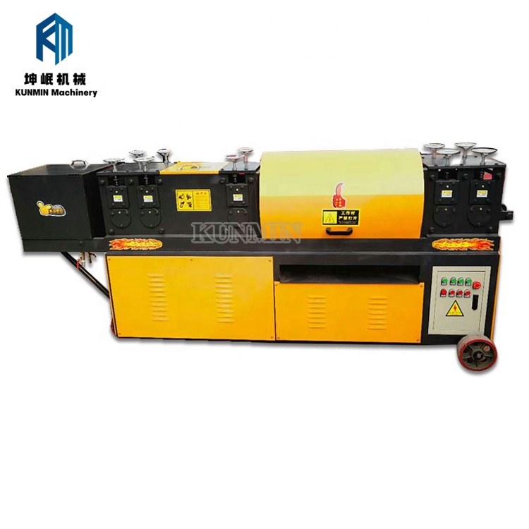 Excellent One Time Forming Automatic Rebar Straightening And Cutting Machine