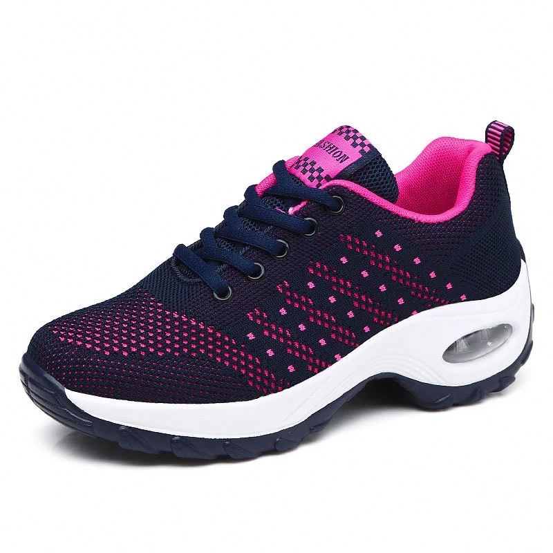 Новая весенняя airmax Женская летняя обувь с плоской подошвой для женщин; Из дышащей сетки на платформе; Туфли для Реслинга;