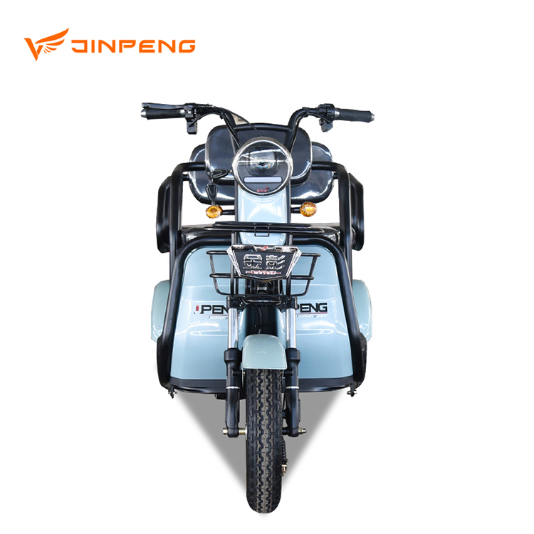 Jinpeng EEC Certificated Safety Fat Tires Smart Long Durance Electric Passenger Tricycle