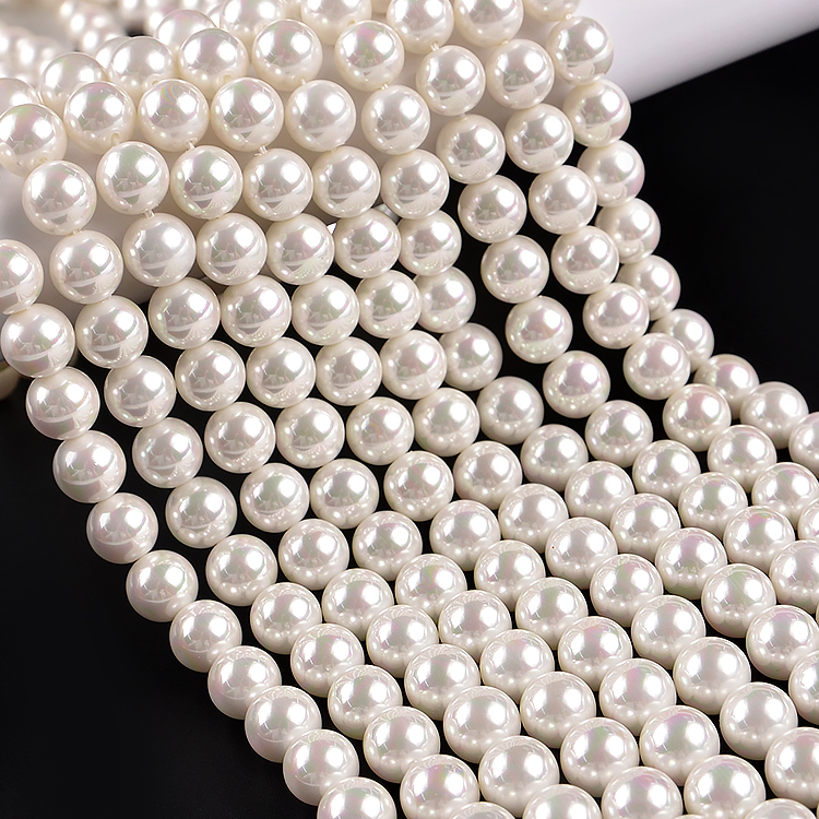 Wholesale 2020 Yiwu factory plastic pearl beads ABS pearl beads with hole