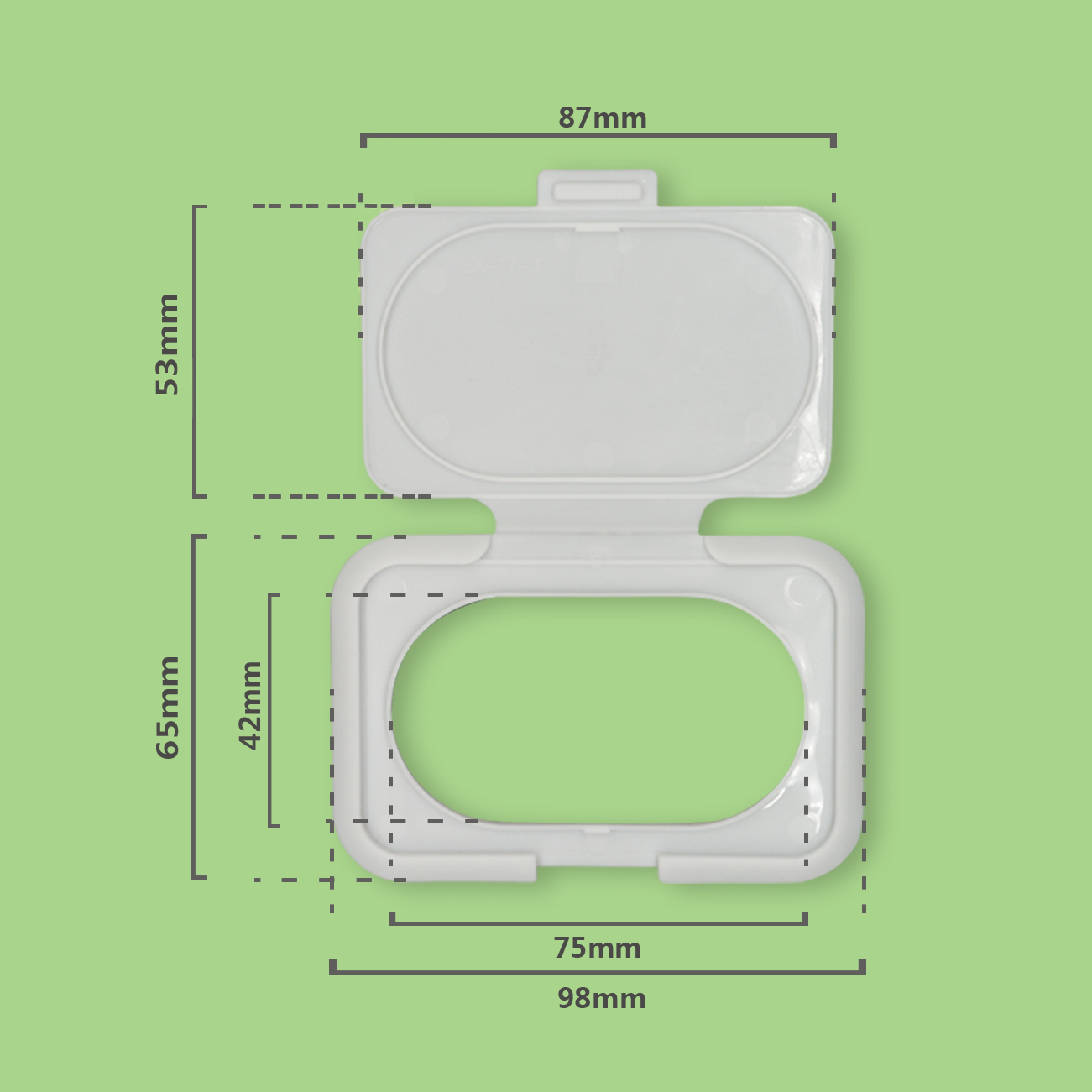 Wet Wipes Plastic Lid Canister Wet Wipe Packaging Wet Wipe Cover Applicator