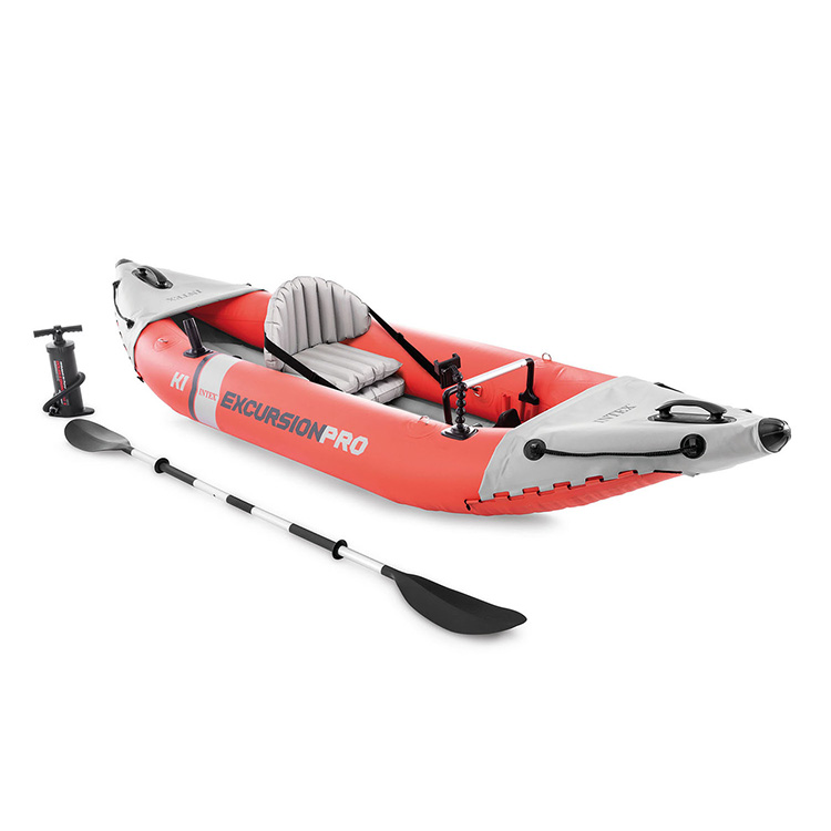 Intex 68303 Excursion Pro K1 PVC rowing boats canoe fishing kayak popular rowing 1 person Fishing boat water inflatable kayak