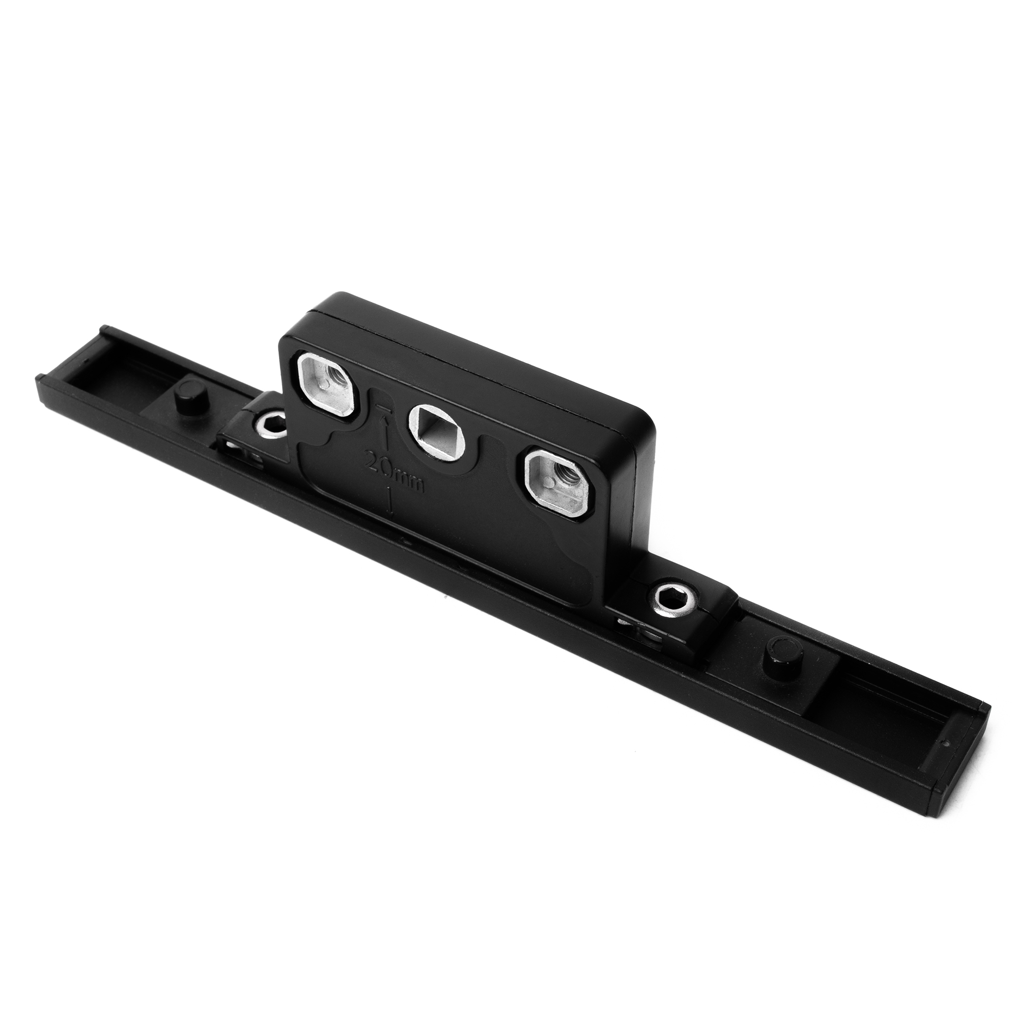 Factory Price Broken Bridge Aluminum Alloy Window Hardware Driver Linkage Rod 20mm Link Lock Block Drive Lock Box