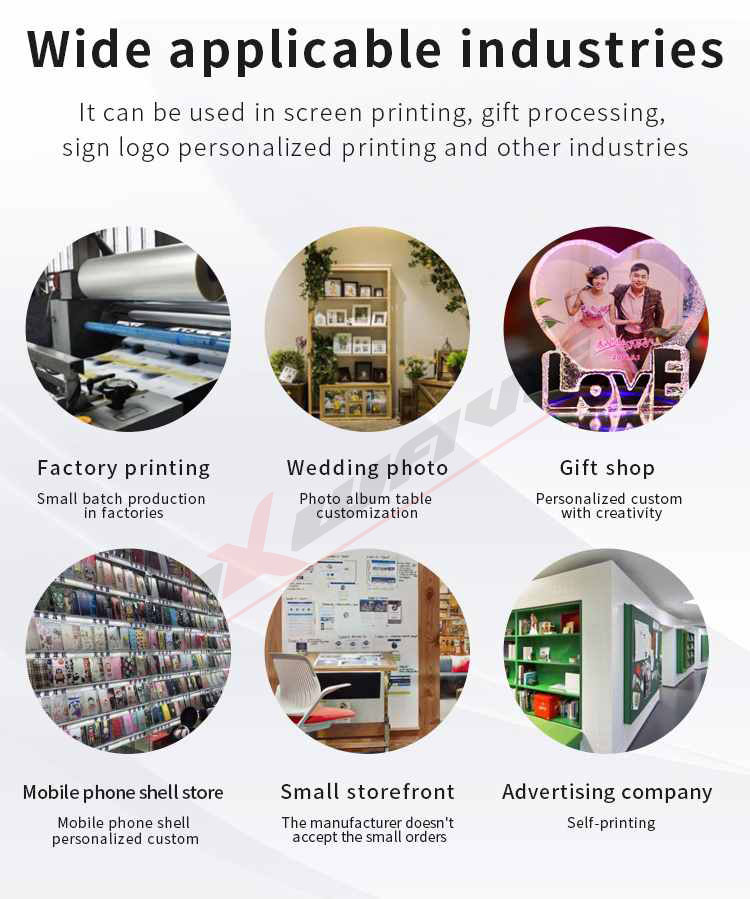 UV Printer Varnish And Inkjet Printer Double Heads UV Flatbed Printer For Mug Bottle T-shirt Printing Machine