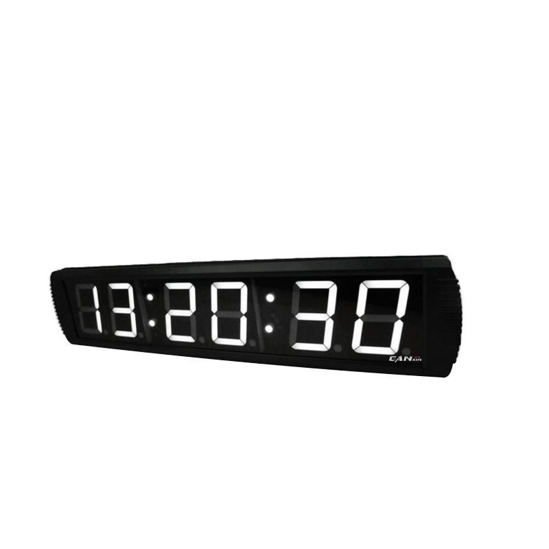 Ganxin 4 дюйма 6 цифр Amazon Горячая Распродажа, большие цифровые настенные часы с секундой