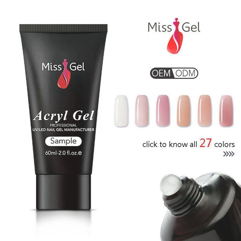 Новое поступление, лак для ногтей Missgel, акриловый УФ-гель для ногтей
