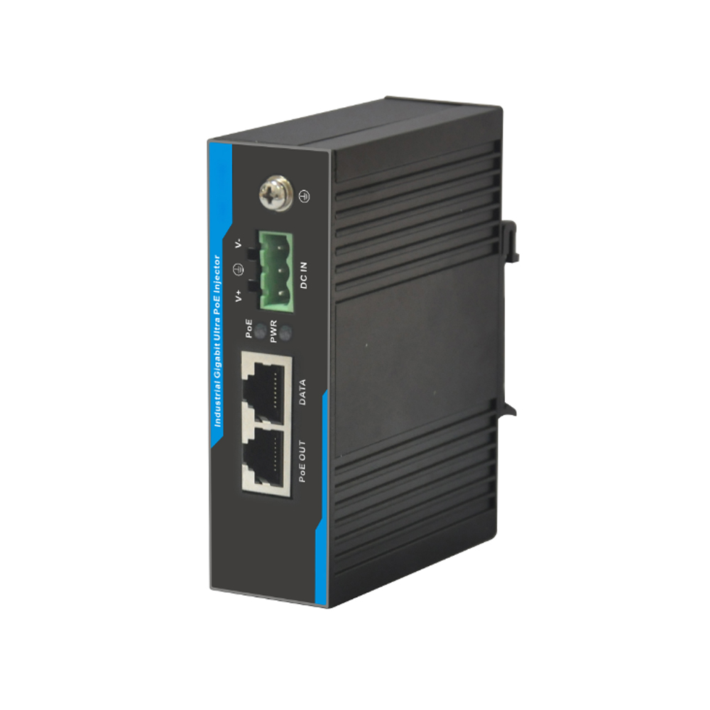 Промышленный Инжектор PoE IEEE802.3at 30 Вт с Din-рейкой gigabit