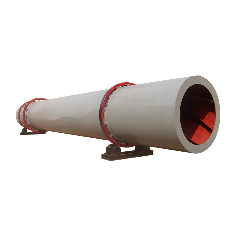 industrial rotary single cylinder dryer limestone ore plaster lime drum dryer