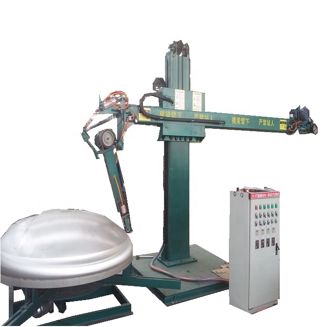 China Surfacing Cleaning Machine and End Head Polishing Machine for Pressure Vessel/Wind Tower /Boiler/ Tank Production Line