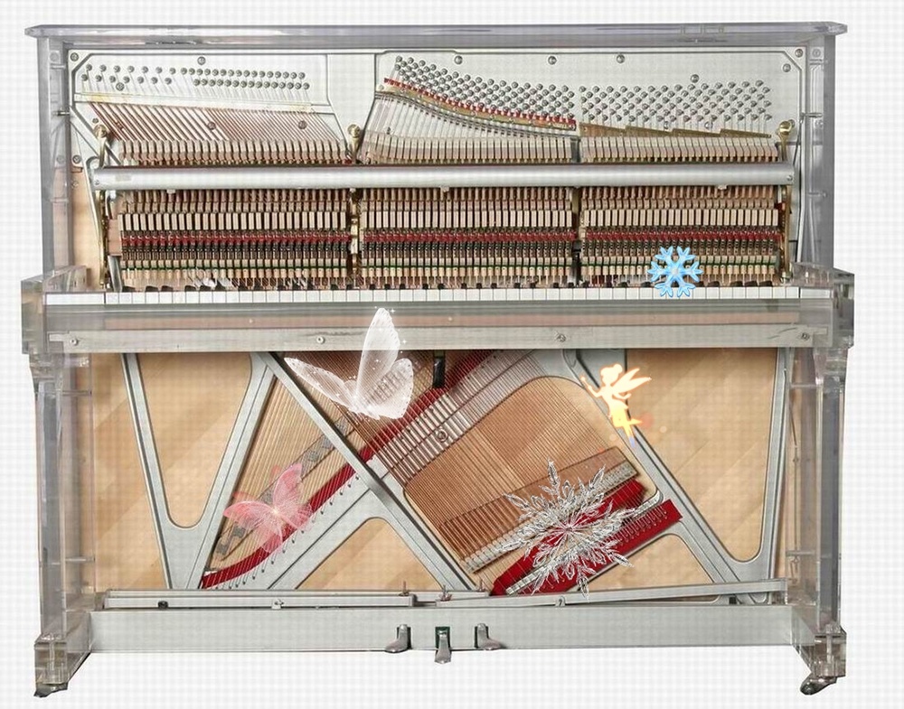 Acrylic baby grand piano piano glass for luxury home furniture
