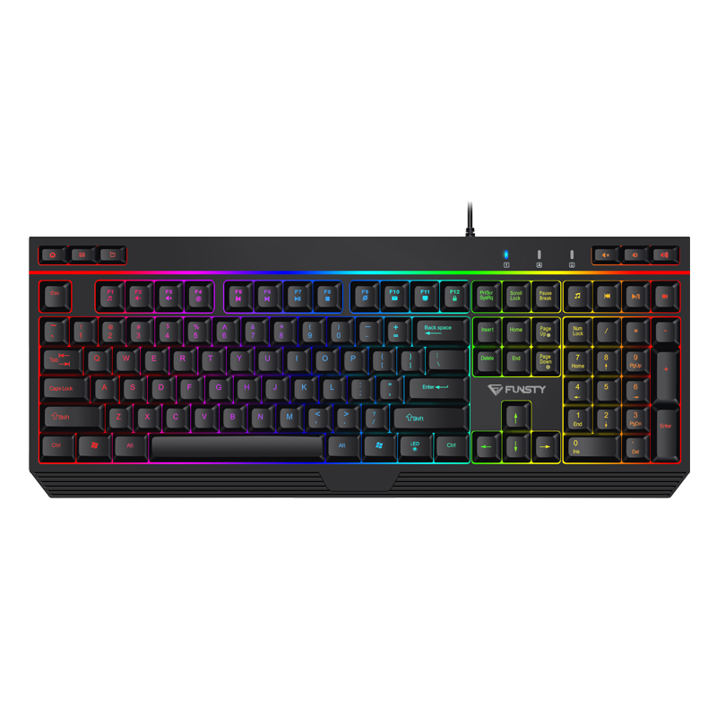 Проводной Tastatur 104 ключи одной светодиодной подсветкой компьютера RGB Игровая Клавиатура клавир Механическая игровая клавиатура