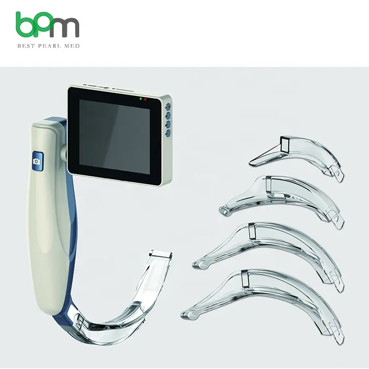 Anesthesie Manufacturer Rechargeable Ensemble Digital Camera Video Laryngoscope