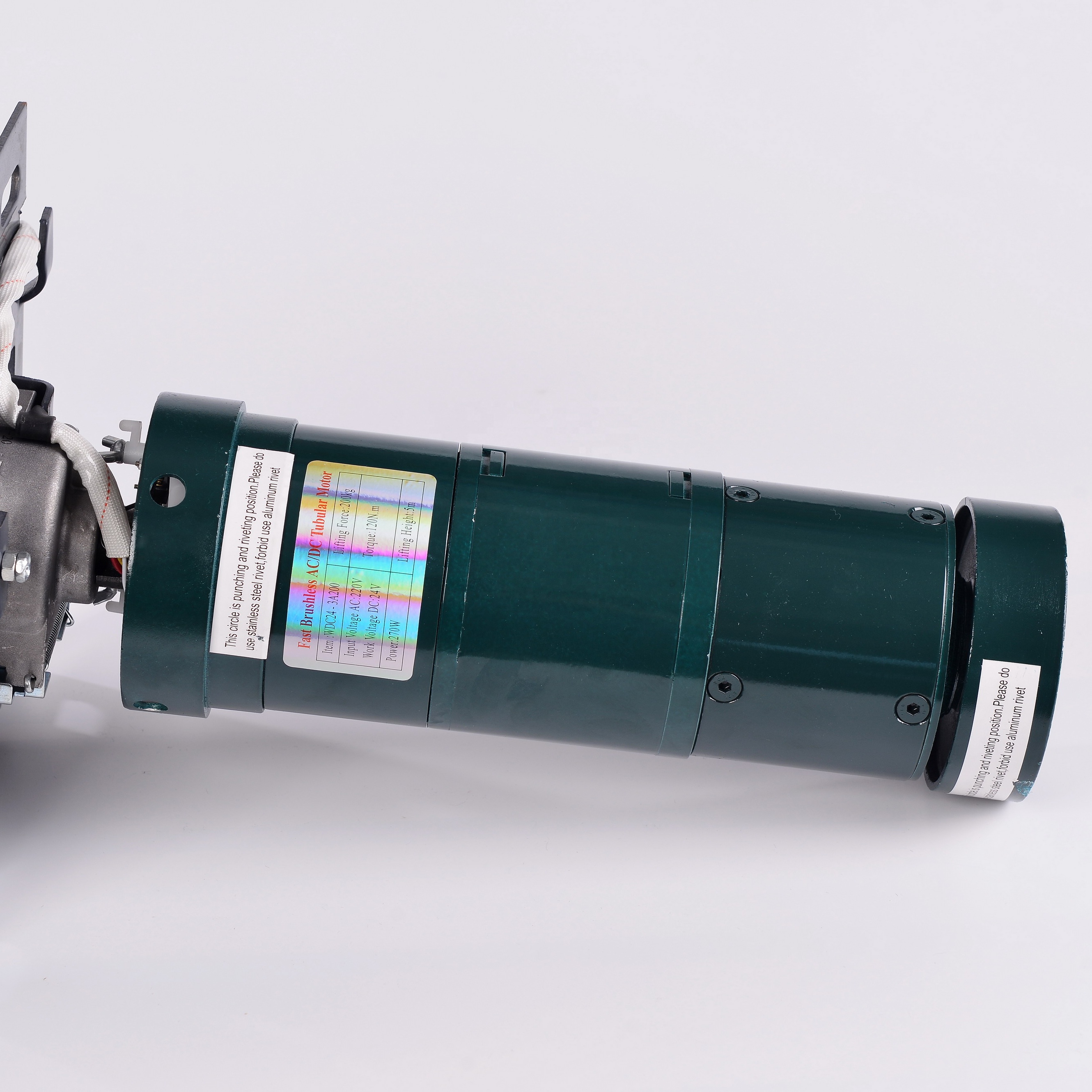 Высокоскоростной трубчатый роликовый дверной двигатель DC24V 200KG