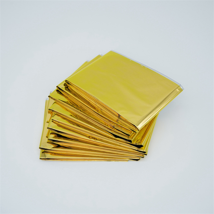 Лидер продаж, многоразовые аварийные одеяла golden/s-ilver, складной золотой майлар с CE ISO13485 F/D/A и т. д. майлар Bla