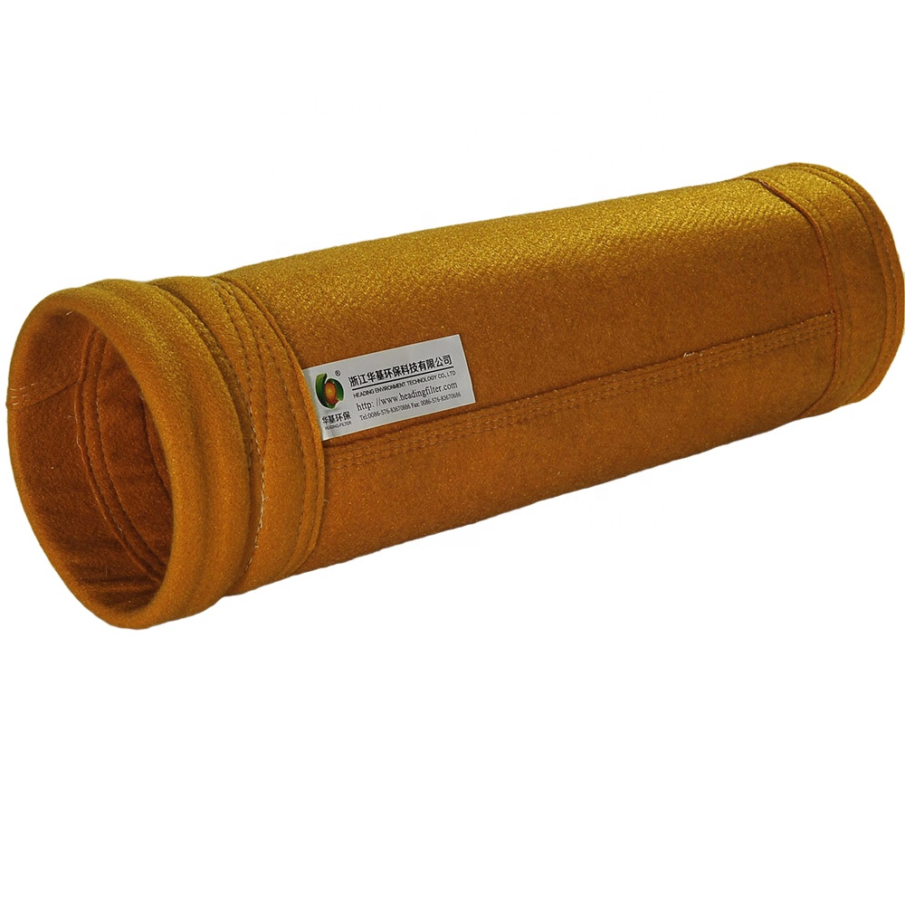 Water-Oil repellent Non-woven needle felt P84/Polyimide dust filter bag
