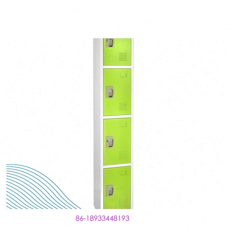 72" Steel Large Metal Storage Locker for School & Office w/4 Doors and 4 Internal Hooks
