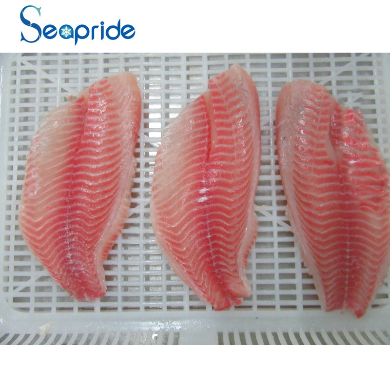 Hot sale high quality frozen tilapia fillet of China farming