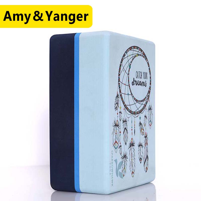 EVA foam yoga block thick 469inch high density durable custom printed yoga brick