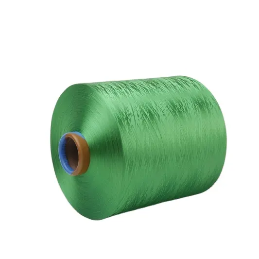 Polyester Yarn Manufacturers Korea Texturising Machine 100% Dope Dyed Dty 150/48 Polyester Yarn For Home Textile