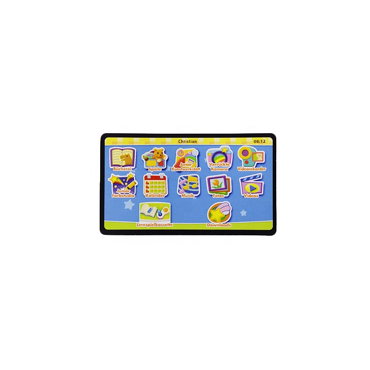 Custom 3D cartoon Waterproof Self Adhesive kiss cut sticker for childs kids decoration craft