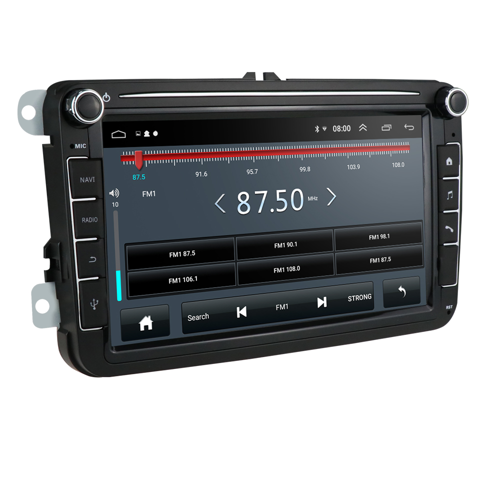 Android 8 "Автомобильный GPS Nav стерео радио WiFi для Skoda Superb II Yeti Praktik Golf CC