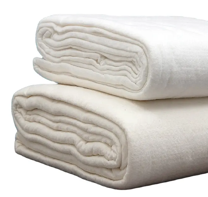 100% Organic  cotton wadding  batting mattress filling