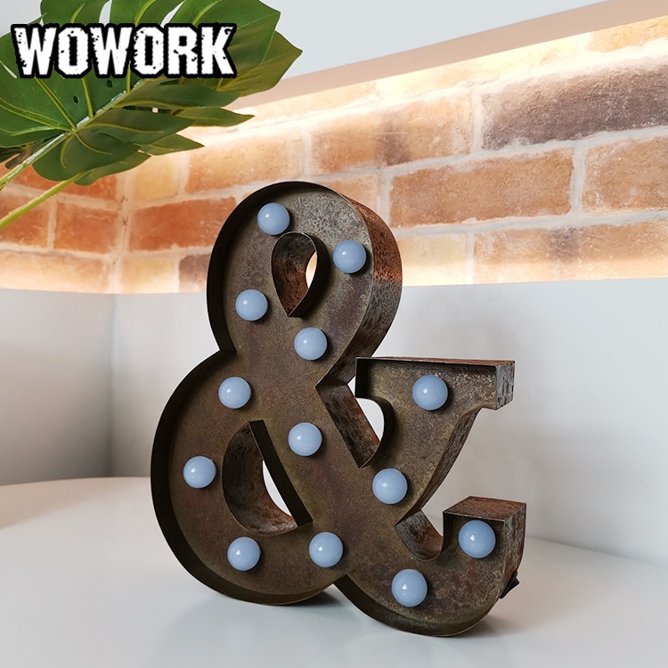 WOWORK винтажная металлическая промышленная лампа для торжеств на Хэллоуин