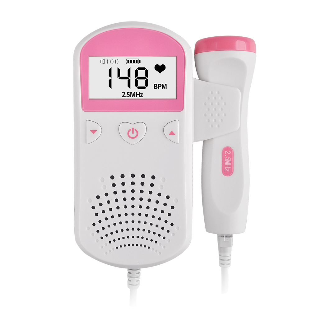 Fetal Doppler meter Baby Heartbeat Monitor FHR Probe Pregnancy Women Fetus