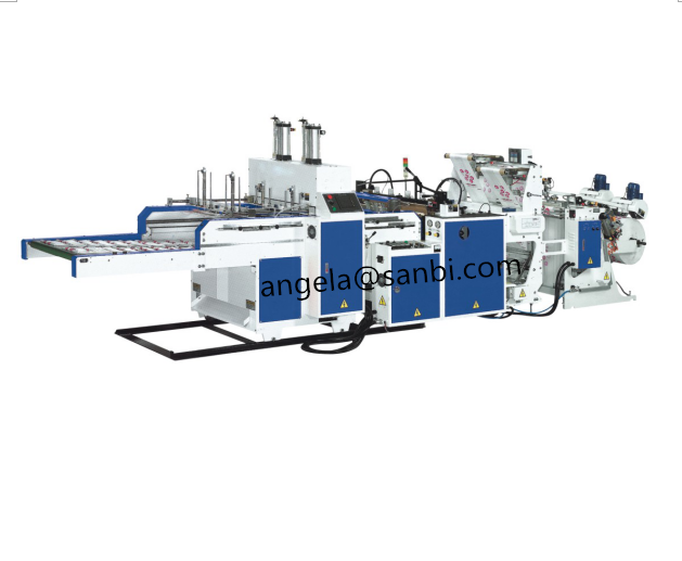 Factory Price High Speed Automatic Plastic T-shirt Shopping Bags Making Machine
