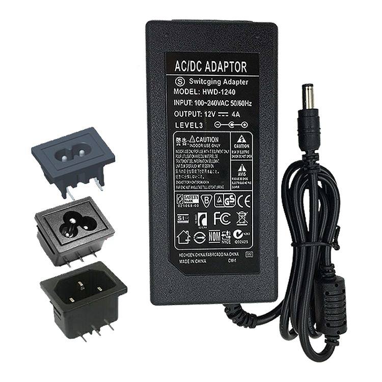 Desktop Power Adaptor, AC DC Power Supply, 12V, 24V, 2A, 3A, 4A, 5A, Switching Power Adapter for Projector and Printer